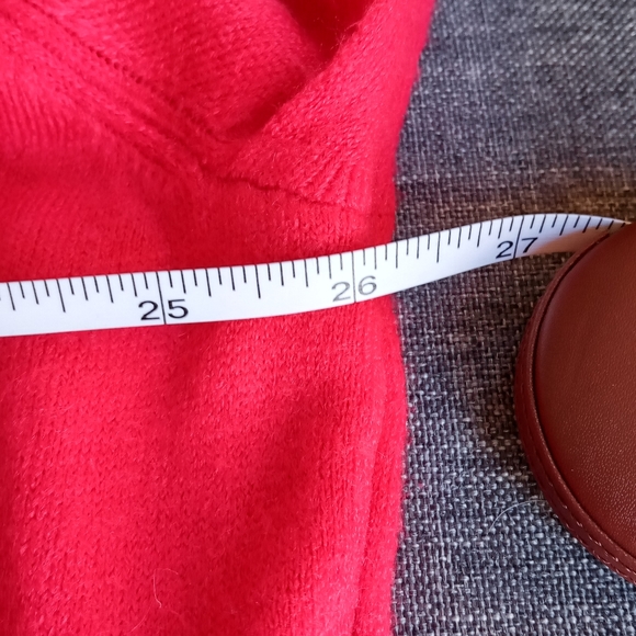Red Plus Size Sag Harbor Sweater 2X - Picture 9 of 16